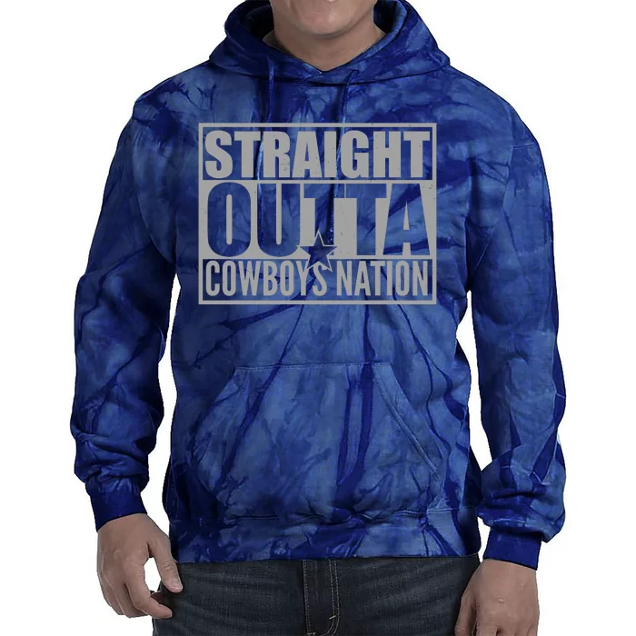 Straight Outta Cowboys Nation Tie Dye Hoodie