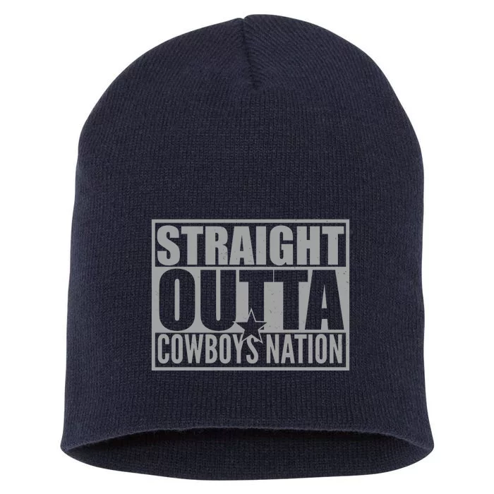 Straight Outta Cowboys Nation Short Acrylic Beanie