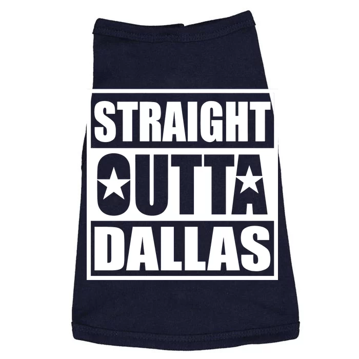 Straight Outta Dallas Texas City Doggie Tank