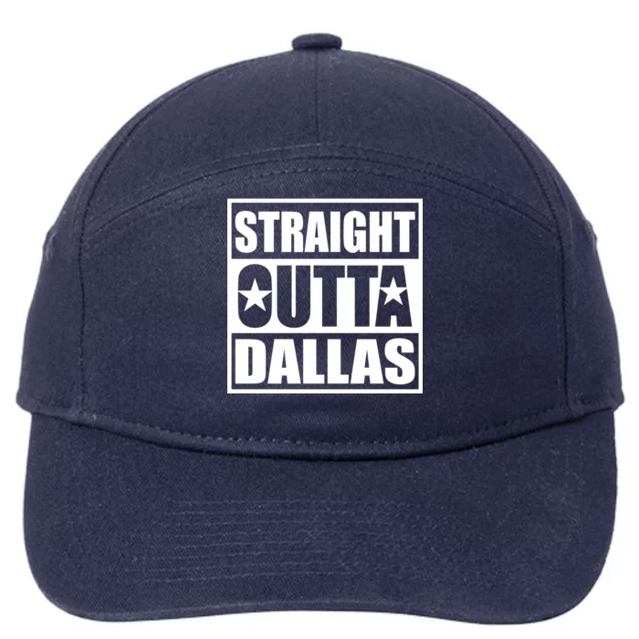 Straight Outta Dallas Texas City 7-Panel Snapback Hat