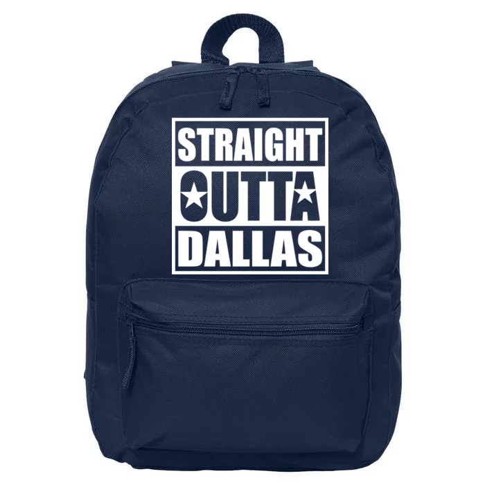 Straight Outta Dallas Texas City 16 in Basic Backpack