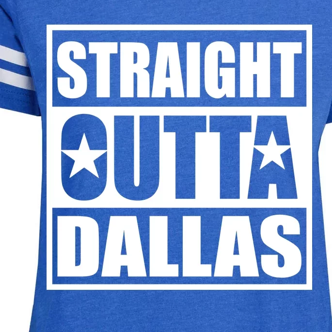 Straight Outta Dallas Texas City Enza Ladies Jersey Football T-Shirt