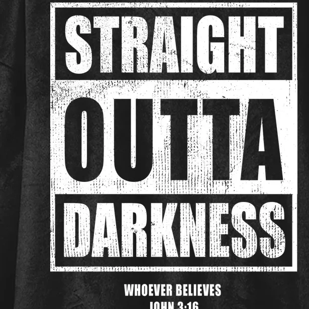 Straight Outta Darkness Hooded Wearable Blanket