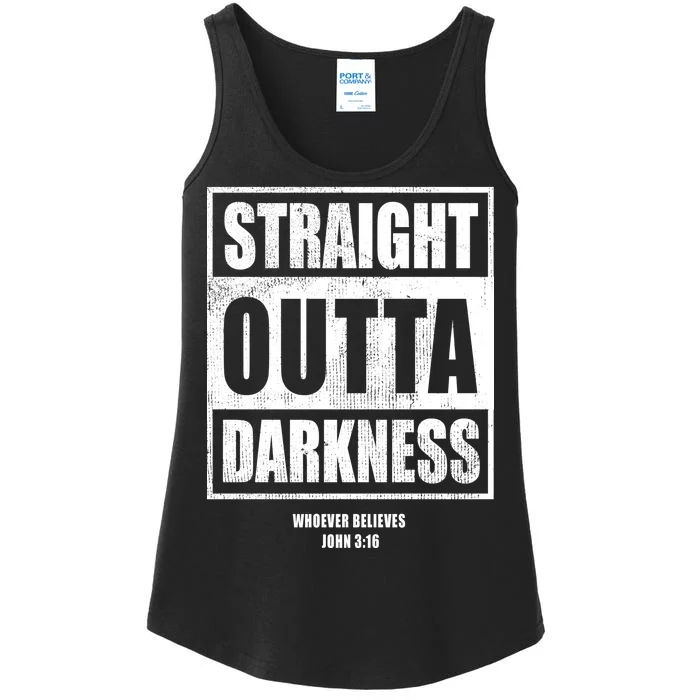 Straight Outta Darkness Ladies Essential Tank