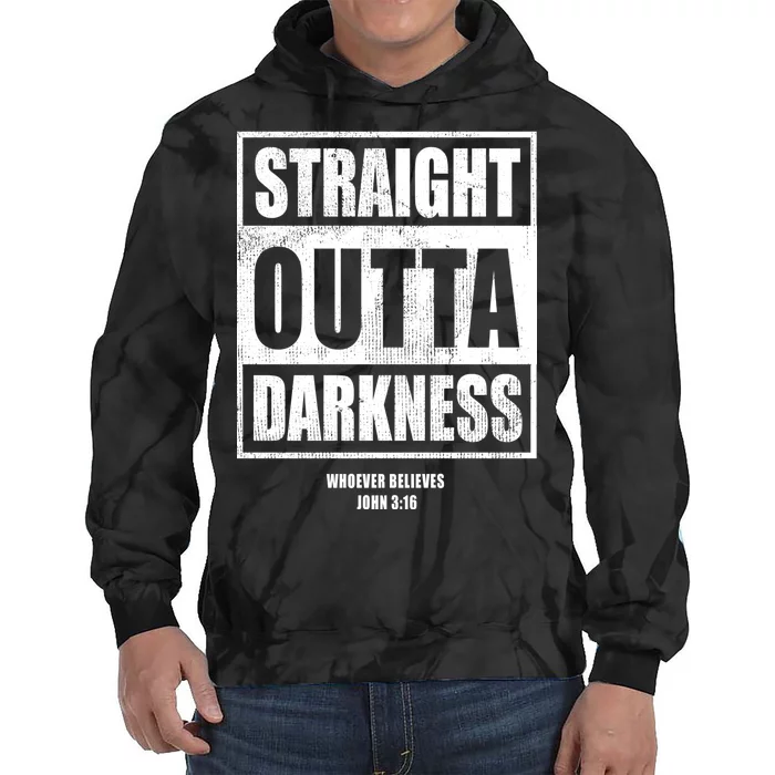 Straight Outta Darkness Tie Dye Hoodie