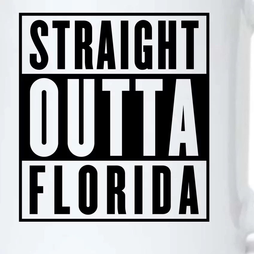 Straight Outta Florida Black Color Changing Mug