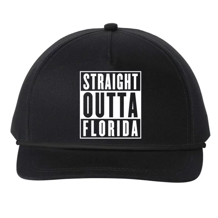 Straight Outta Florida Snapback Five-Panel Rope Hat