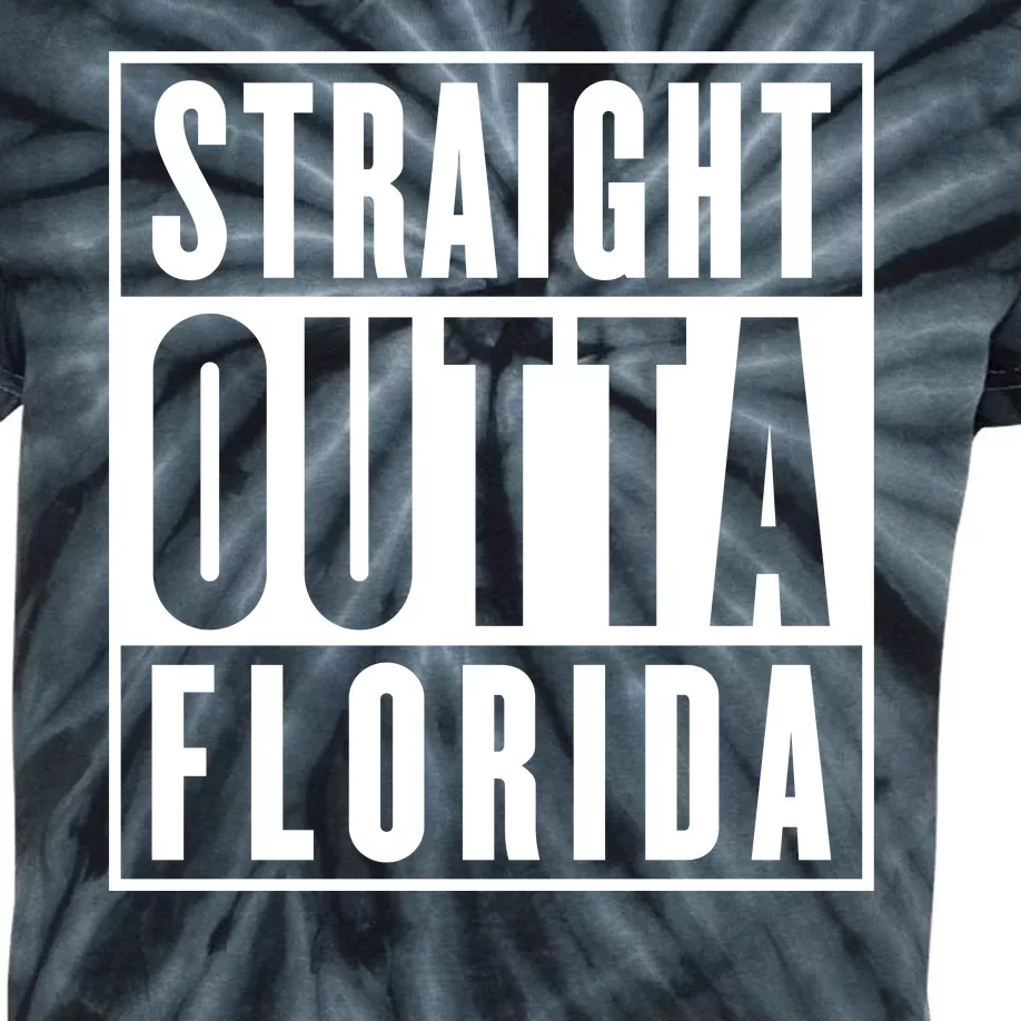 Straight Outta Florida Kids Tie-Dye T-Shirt