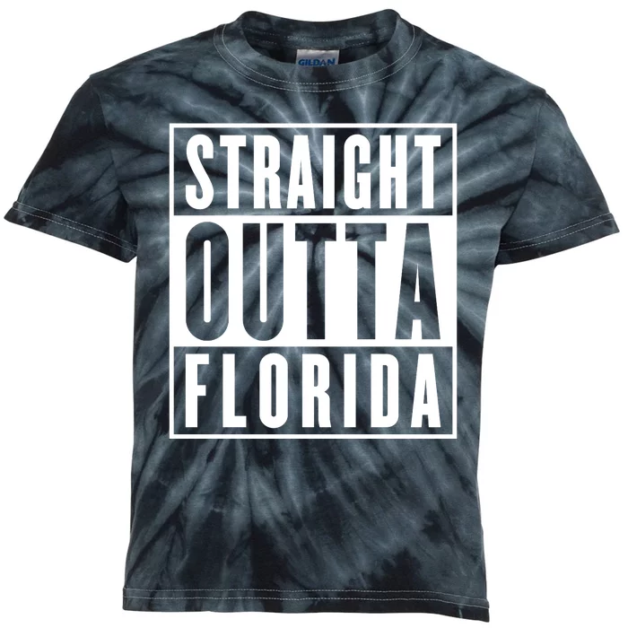 Straight Outta Florida Kids Tie-Dye T-Shirt