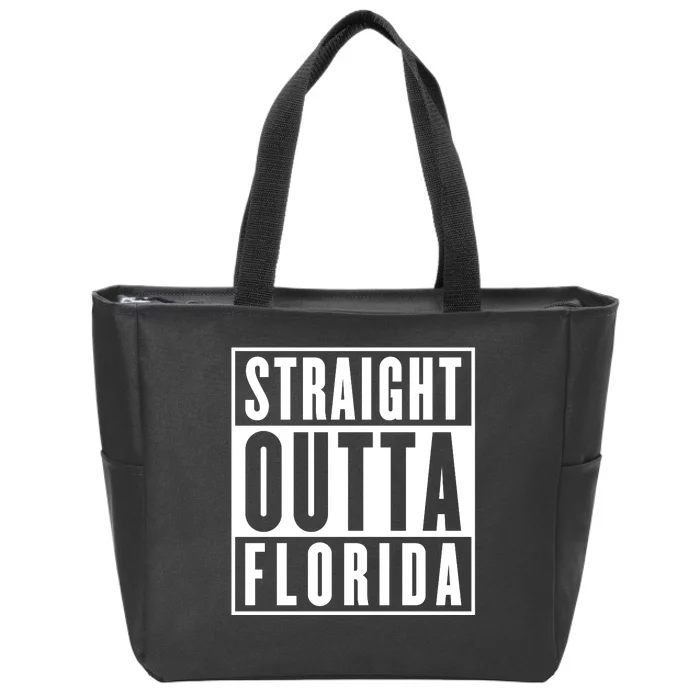 Straight Outta Florida Zip Tote Bag