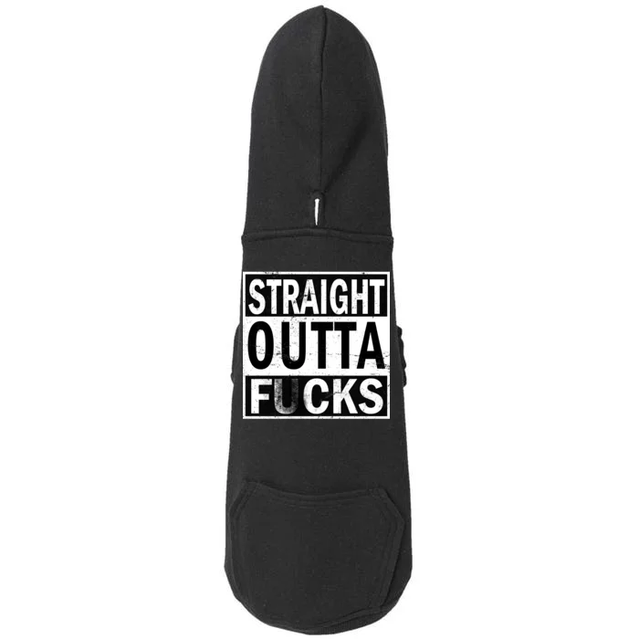 Straight Outta Fucks Doggie 3-End Fleece Hoodie