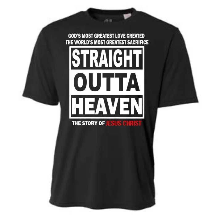 Straight Outta Heaven Cooling Performance Crew T-Shirt