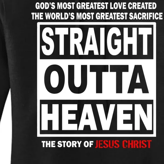 Straight Outta Heaven Women's Pullover Hoodie