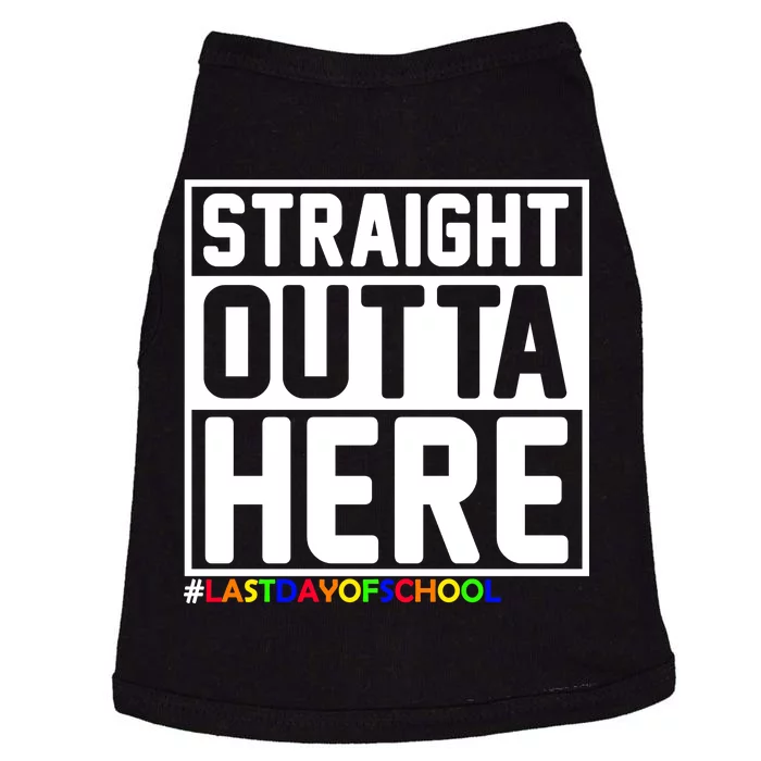 Straight Outta Here Graduation Doggie Tank