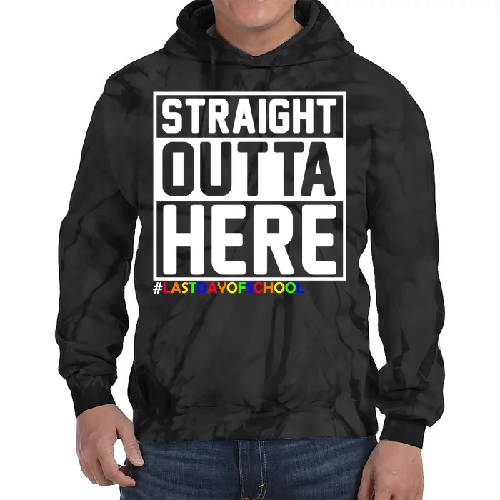 Straight Outta Here Graduation Tie Dye Hoodie