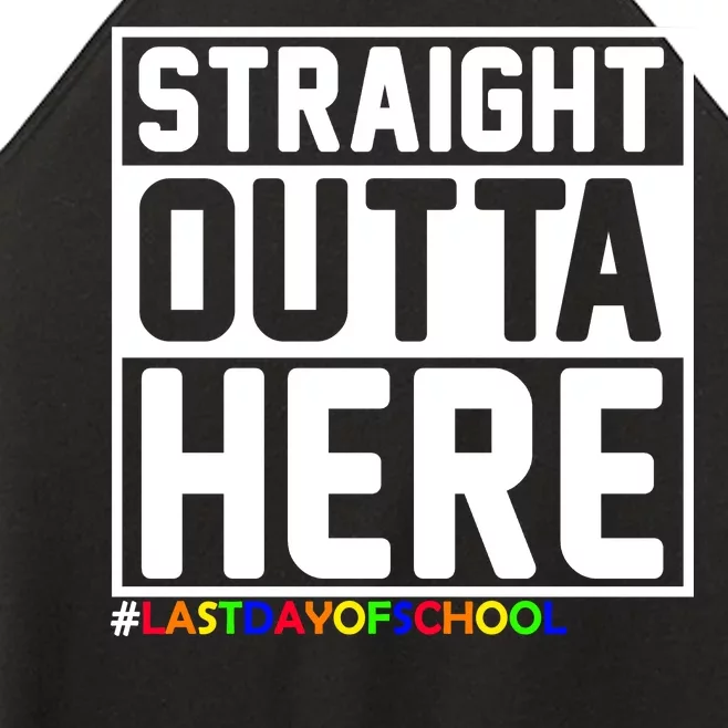 Straight Outta Here Graduation Women’s Perfect Tri Rocker Tank