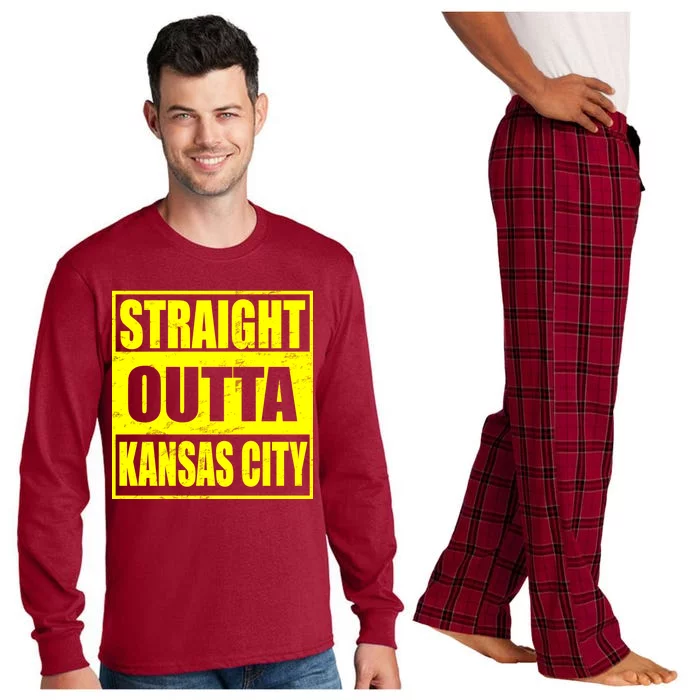 Straight Outta Kansas City Long Sleeve Pajama Set