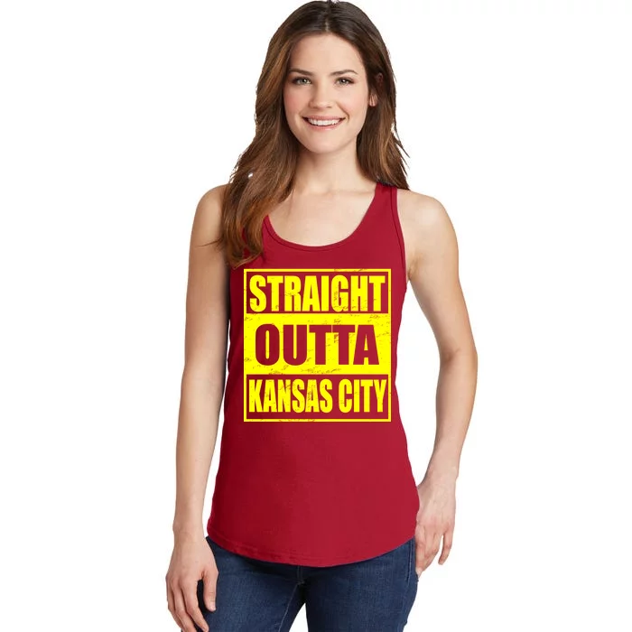 Straight Outta Kansas City Ladies Essential Tank