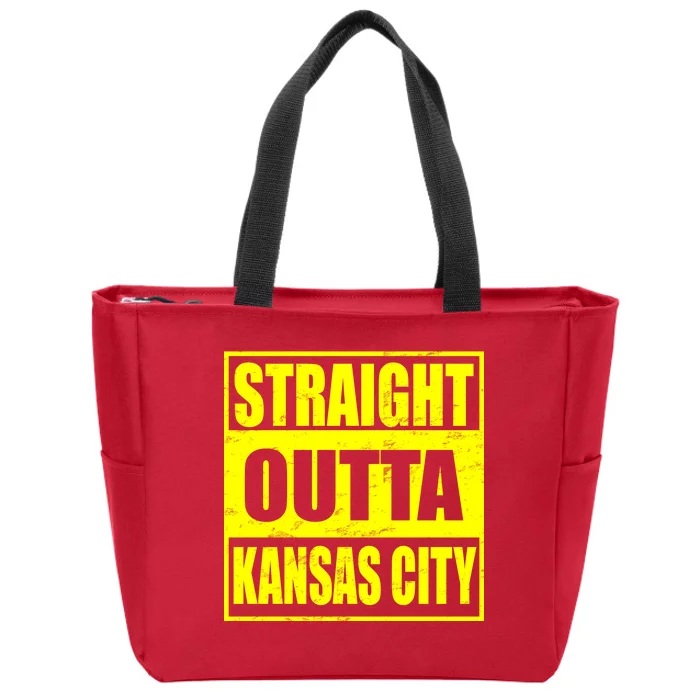 Straight Outta Kansas City Zip Tote Bag