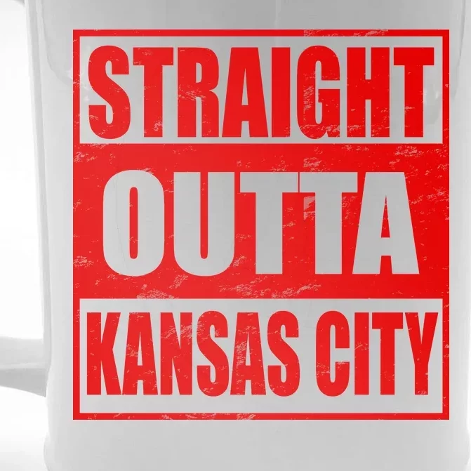 Straight Outta Kansas City Front & Back Beer Stein