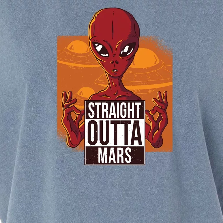 Straight Outta Mars Garment-Dyed Women's Muscle Tee