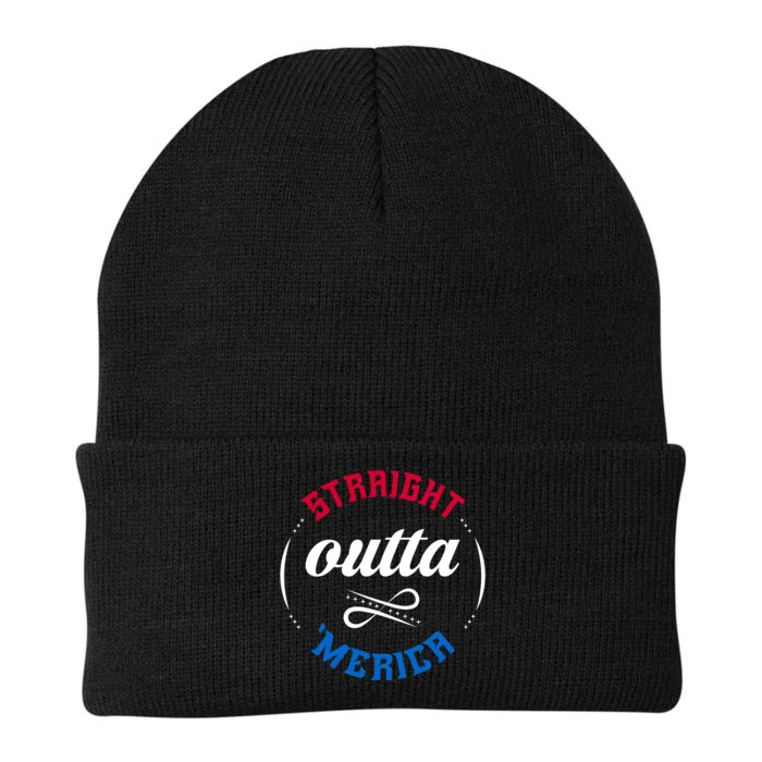 Straight Outta Merica Knit Cap Winter Beanie