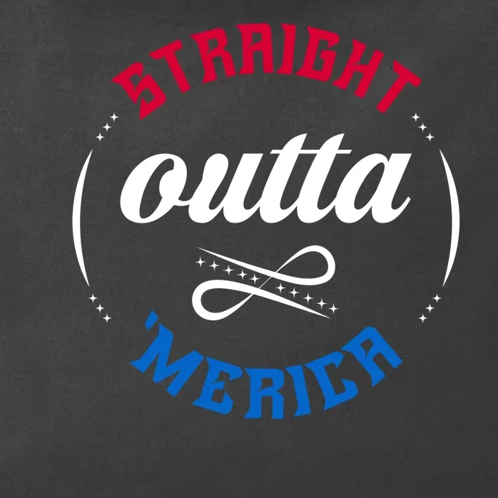 Straight Outta Merica Zip Tote Bag