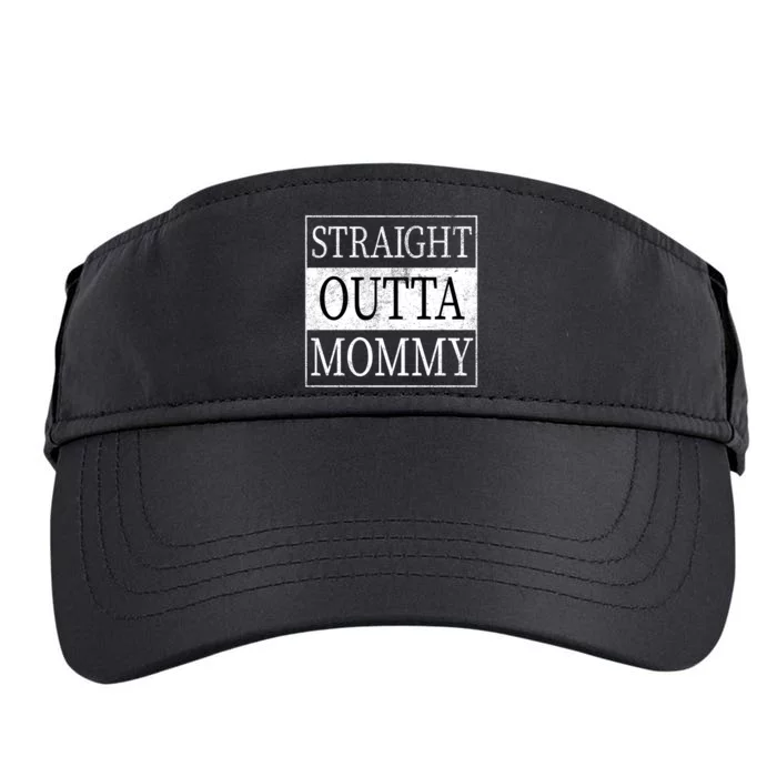 Straight Outta Mommy Adult Drive Performance Visor