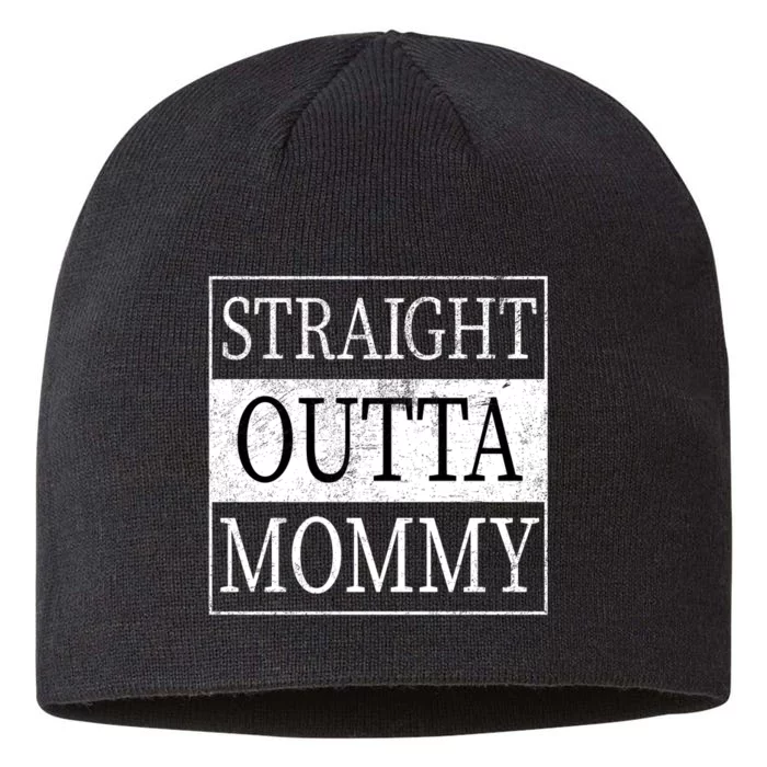 Straight Outta Mommy 8 1/2in Sustainable Knit Beanie