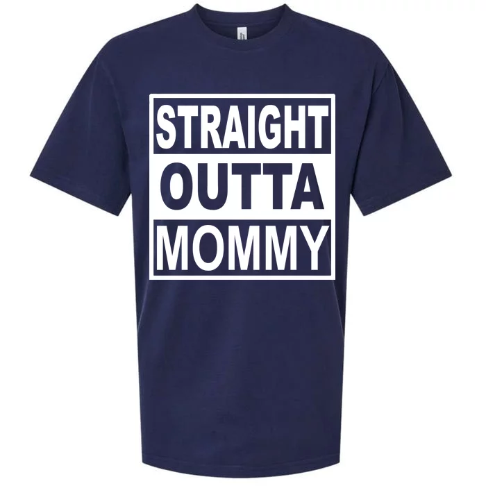 Straight Outta Mommy Funny Sueded Cloud Jersey T-Shirt