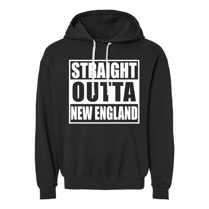 Straight Outta New England Garment-Dyed Fleece Hoodie