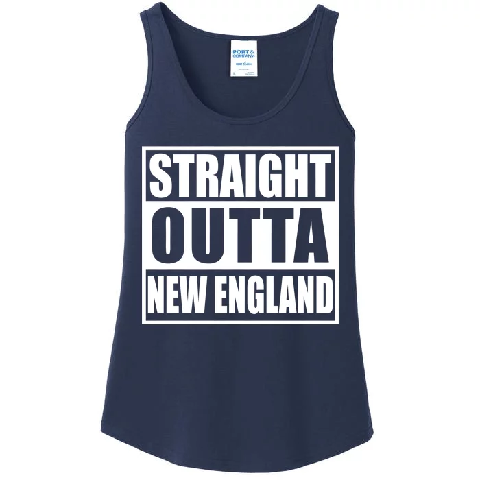 Straight Outta New England Ladies Essential Tank