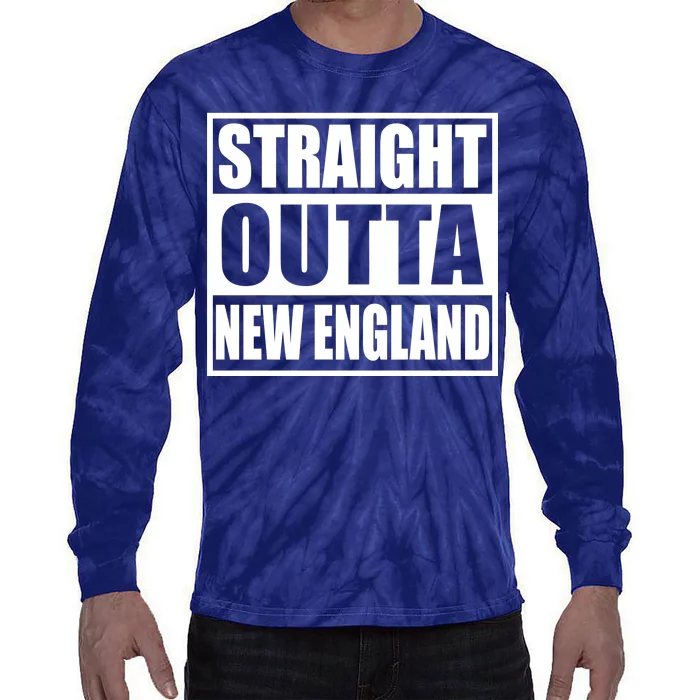 Straight Outta New England Tie-Dye Long Sleeve Shirt