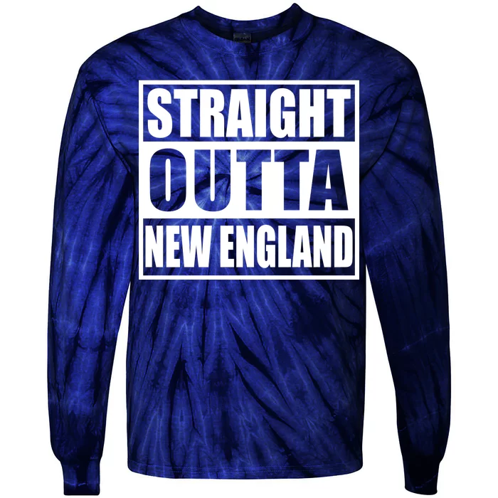 Straight Outta New England Tie-Dye Long Sleeve Shirt