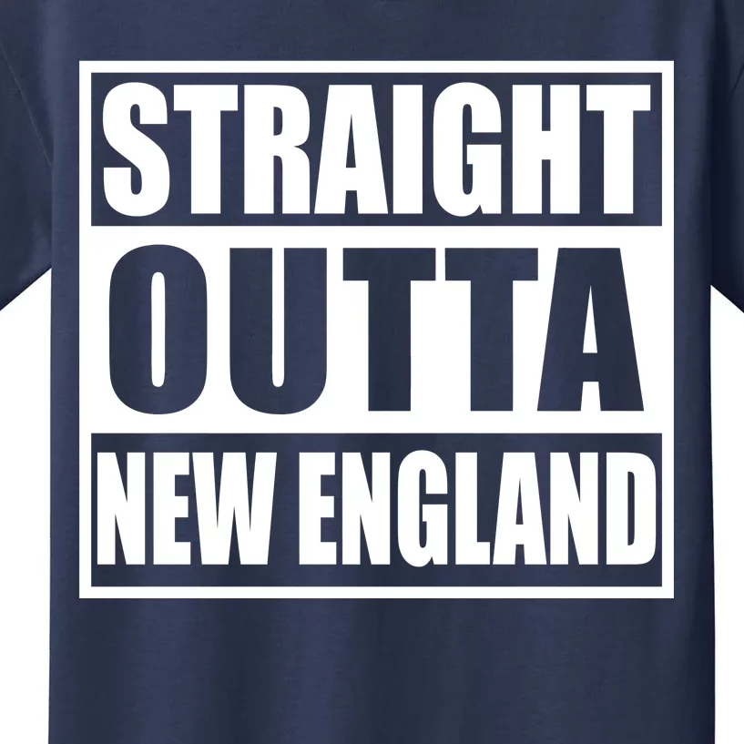 Straight Outta New England Kids T-Shirt