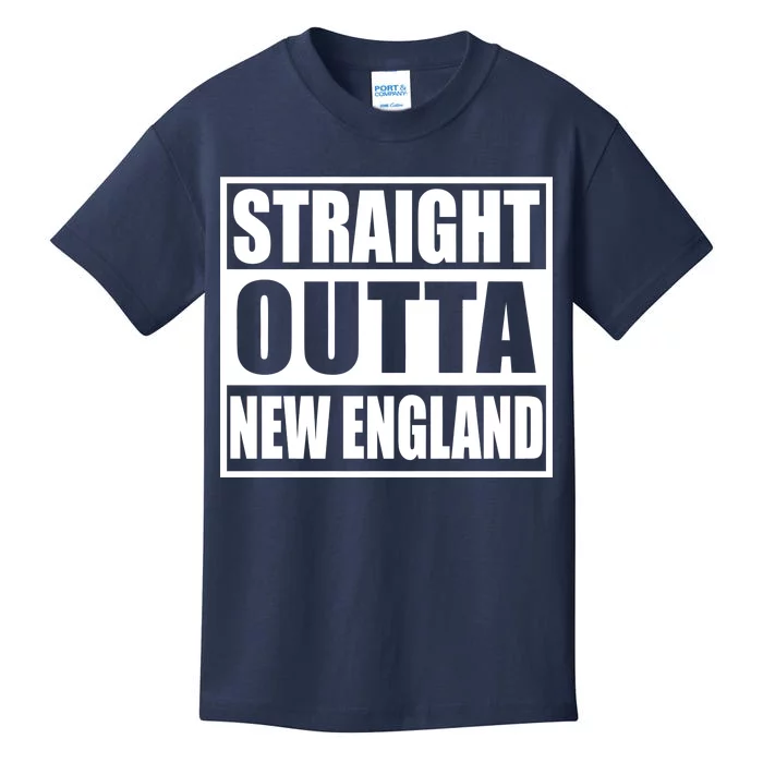 Straight Outta New England Kids T-Shirt