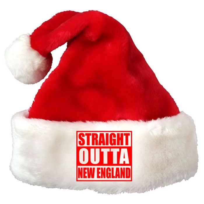 Straight Outta New England Premium Christmas Santa Hat