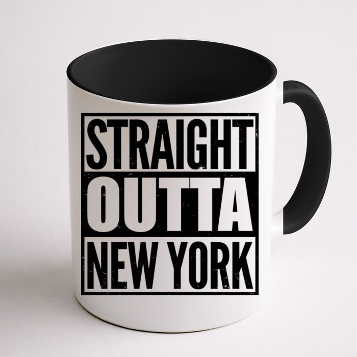 Straight Outta New York Front & Back Coffee Mug