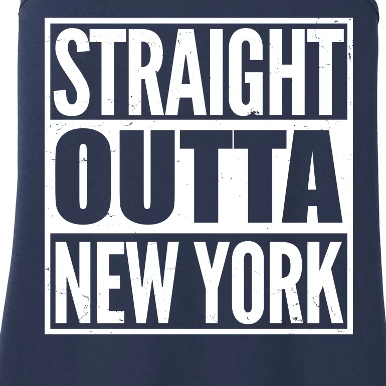 Straight Outta New York Ladies Essential Tank