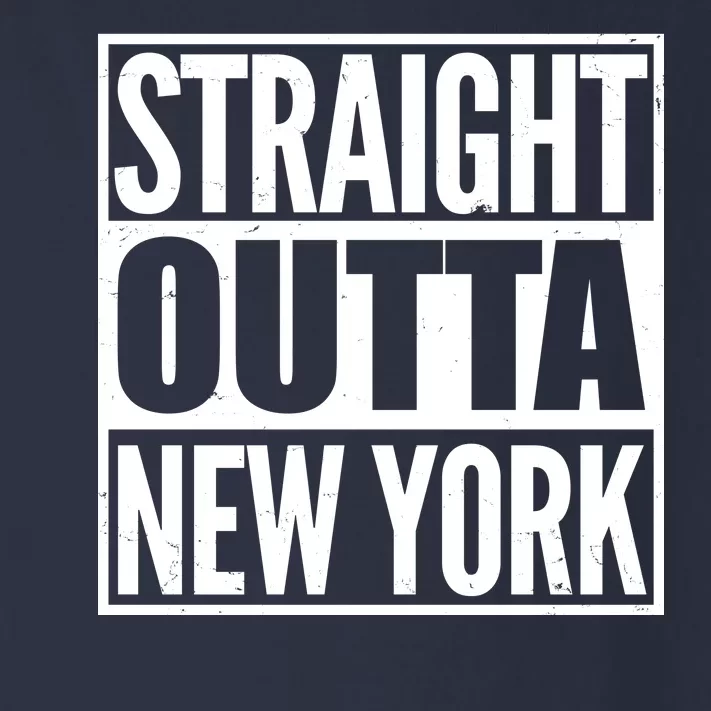 Straight Outta New York Toddler Long Sleeve Shirt