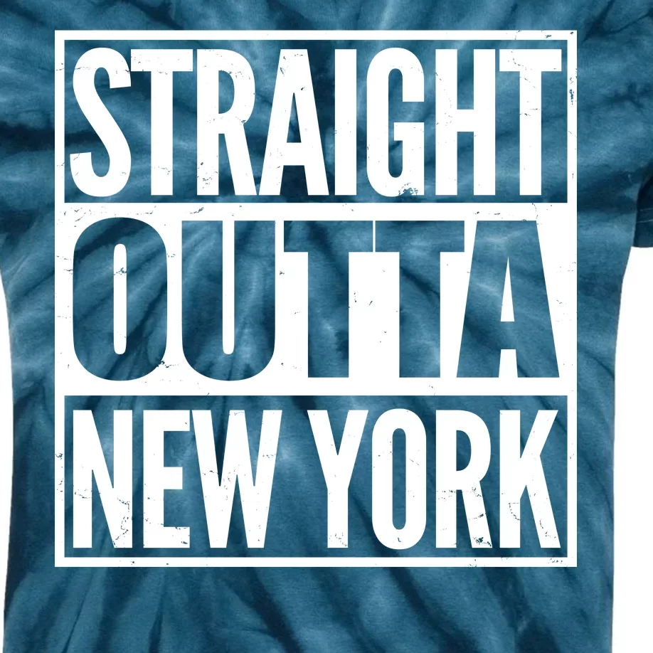 Straight Outta New York Kids Tie-Dye T-Shirt