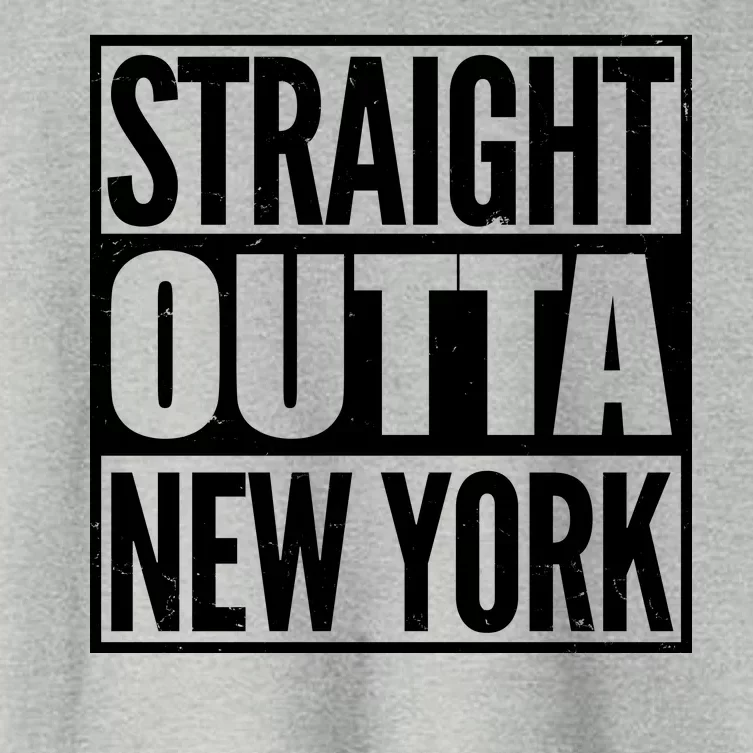 Straight Outta New York Women's Crop Top Tee