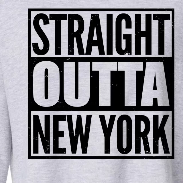 Straight Outta New York Cropped Pullover Crew