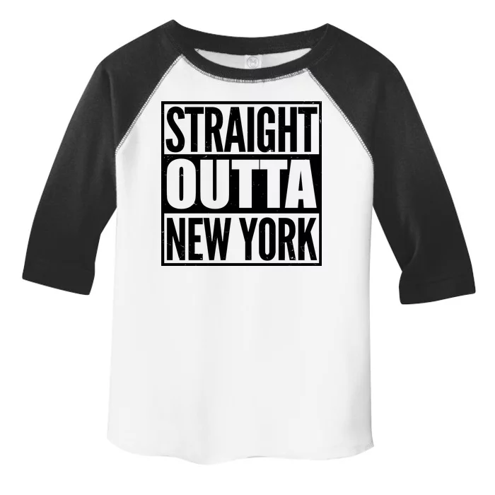 Straight Outta New York Toddler Fine Jersey T-Shirt