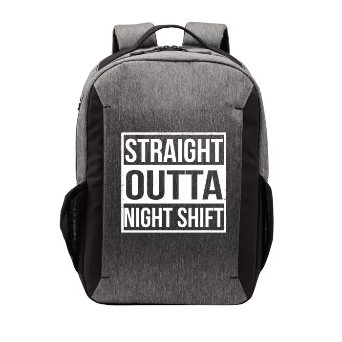 Straight Outta Night Shift Vector Backpack