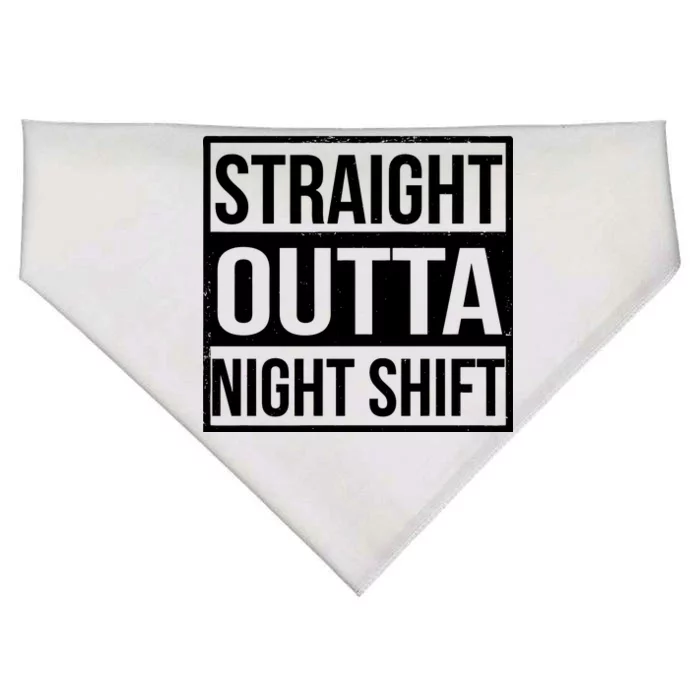 Straight Outta Night Shift USA-Made Doggie Bandana