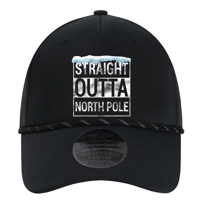 Straight Outta North Pole Funny Christmas Performance The Dyno Cap