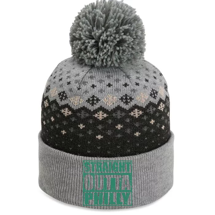 Straight Outta Philly The Baniff Cuffed Pom Beanie