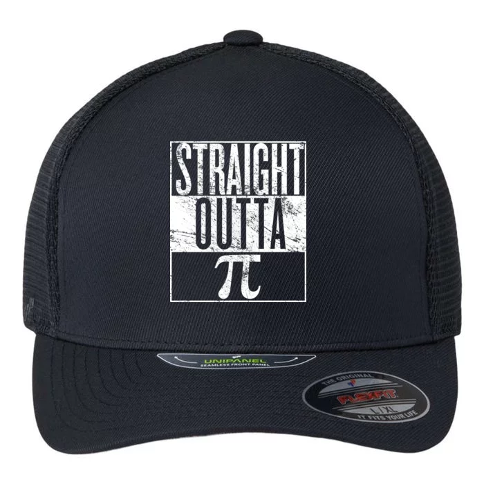 Straight Outta Pi Flexfit Unipanel Trucker Cap