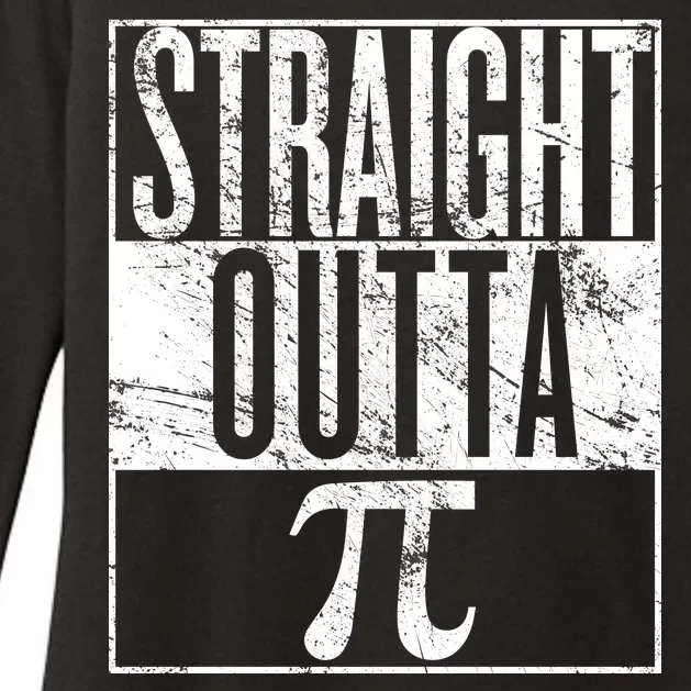 Straight Outta Pi Womens CVC Long Sleeve Shirt